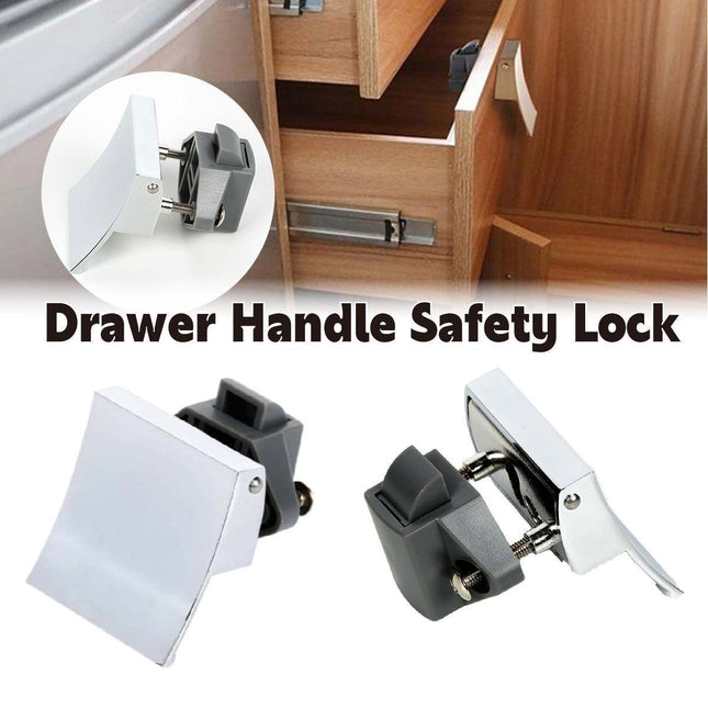 RV Caravan Yacht Cabinet Drawer Handle Locking Latch Accessory.