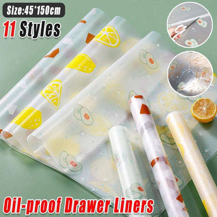 Household Drawer Liner Paper Wardrobe Dustproof Cabinet Mat Grease Proof Mat - Butterfly.