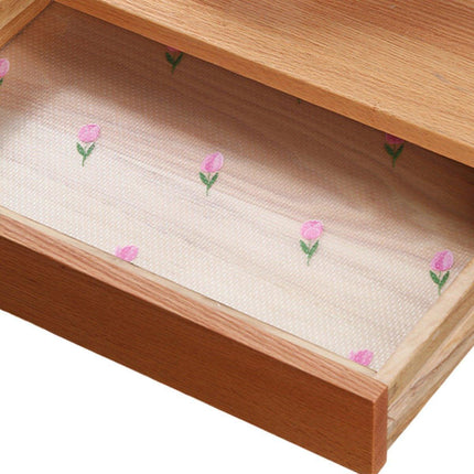 Household Drawer Liner Paper Wardrobe Dustproof Cabinet Mat Grease Proof Mat - Leaf.