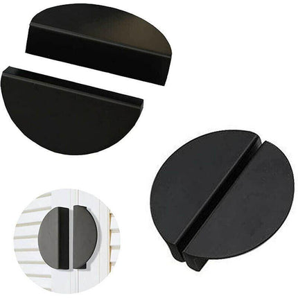 Door Pull With Screws Cupboard Handle Decor Home Semi Circle Cabinet Knob Diy - Copper.