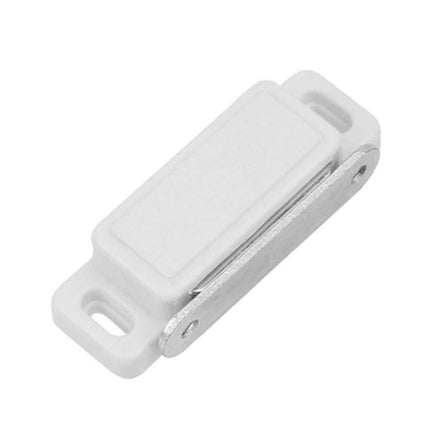 2/6/10/24/48Pcs White Magnetic Door Catch Cupboard Cabinet Wardrobe Drawer Latch - 2PCS.