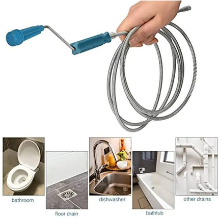 3M Drain Unclogger Multi Functional Pipe Blockage Removal Tool for Plumbing Need.