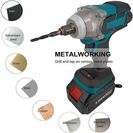 6X Hss Hex Shank Tap Drill Bits Metric Thread Screw Tapping Compound Set Tool.