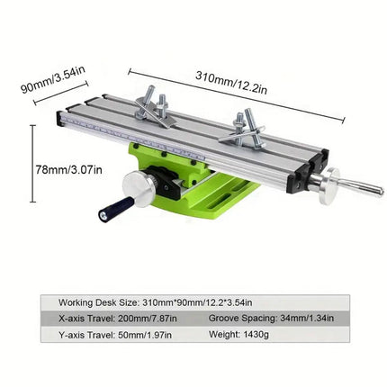 Multi Functional Micro Worktable Machine Tool Table Precision DIY Craft Repair.