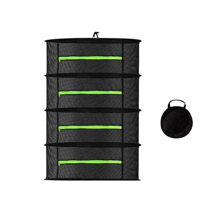 2-8 Tier Drying Net Large Shelf Hydroponic Hanging Grow Herb Plant Dry - 6 Layers.
