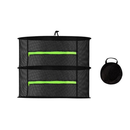 2-8 Tier Drying Net Large Shelf Hydroponic Hanging Grow Herb Plant Dry - 8 Layers.