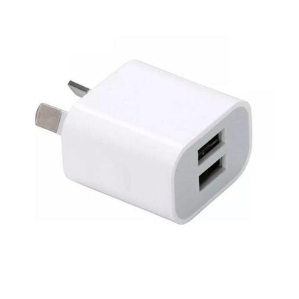 5V2A Dual Usb Wall Charger Au Plug Power Adapter Cable For Iphone 678 X 11 Ipad.