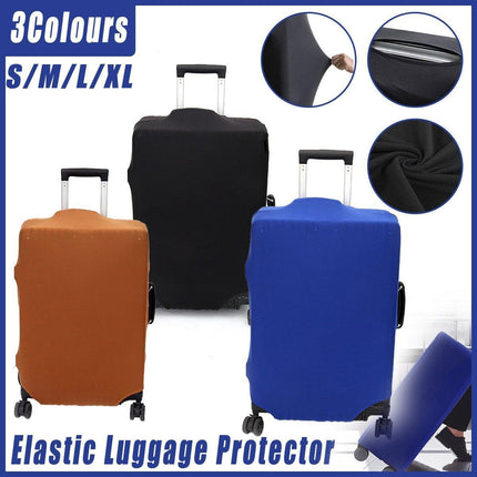 Thickened High Stretch Suitcase Dust-proof Luggage Protector Travel Case Cover - Blue-20inches.