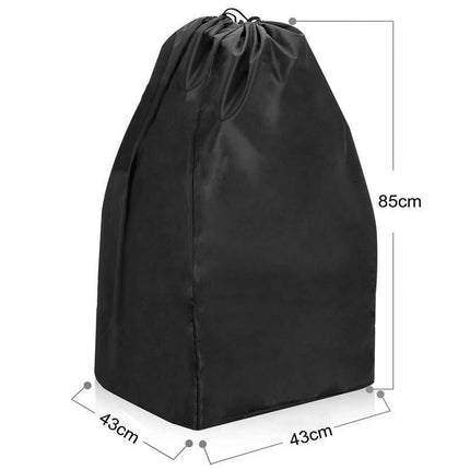 Universal Travel Bag for Carrier or Booster Seat Storage at Airport Gate.