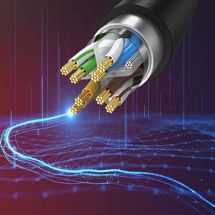 Jasoz Network Lan Cat7 Rj45 Cord Ethernet Shielded Cable Patch Lead 1-10M - 3 m.