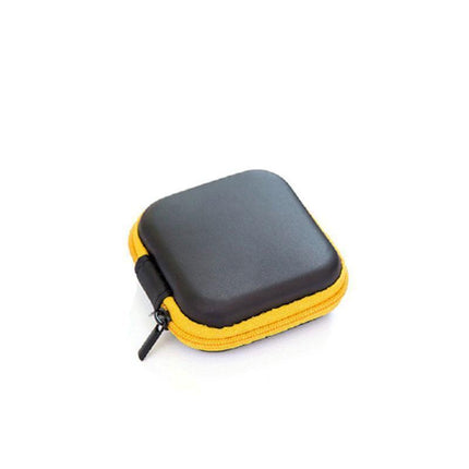 Portable Hard Case Pouch Storage Bag For Earphone Headphone Earbuds Cable - Blue.