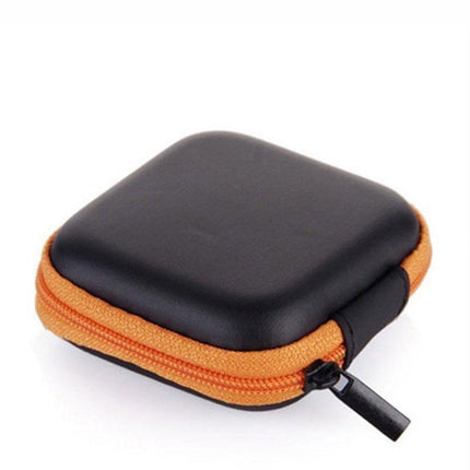 Portable Hard Case Pouch Storage Bag For Earphone Headphone Earbuds Cable - Yellow.