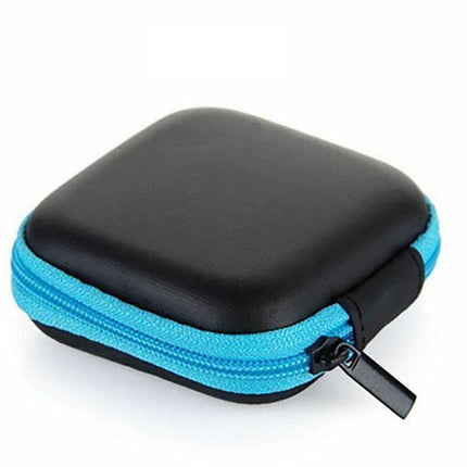 Portable Hard Case Pouch Storage Bag For Earphone Headphone Earbuds Cable - Yellow.