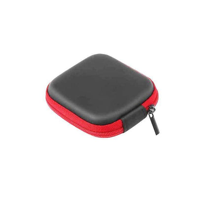 Portable Hard Case Pouch Storage Bag For Earphone Headphone Earbuds Cable - Yellow.