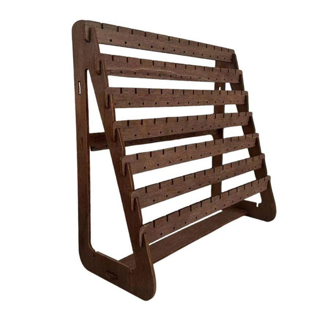 Vintage Wooden Earring Holder Jewelry Display Stand Organizer for Earrings.