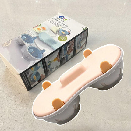 Microwave Egg Steamer With Lid Kitchen Egg Cooker Poacher Steam Box Container - White.