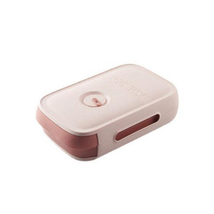Drawer Type Eggs Tray Fruit Storage Box Kitchen Stacking Holder Food Container - White.