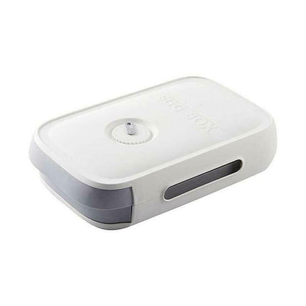 Drawer Type Eggs Tray Fruit Storage Box Kitchen Stacking Holder Food Container - White.