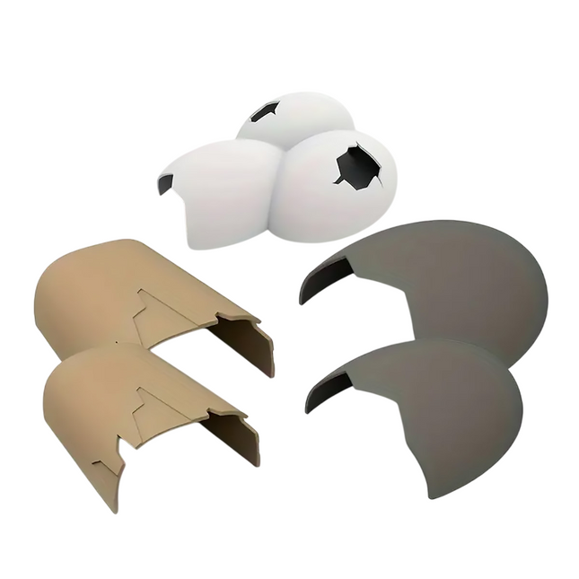 Reptile Hideout Plastic Cave Decorative Shelter for Lizard Snake Spider Habitat - Conjoined eggshell.