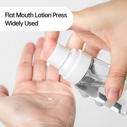 10pcs Portable Travel Emulsion Dispenser Bottle Press Pump Refillable Containers - Pink-30ml.