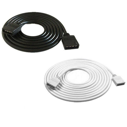 1-10M White LED RGB Light Strip Extension Cord Cable Lead Connector 4 Pin - 2M.