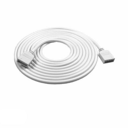 1-10M White LED RGB Light Strip Extension Cord Cable Lead Connector 4 Pin - 2M.