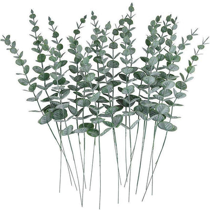 Artificial Eucalyptus Leaf Flowers Fake Green Plant Nordic Home Party Decor.