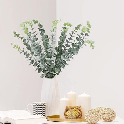 Artificial Eucalyptus Leaf Flowers Fake Green Plant Nordic Home Party Decor.