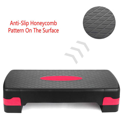 Fitness Step Platform Small Aerobic Stepper Exercise Equipment Home Gym Workout.