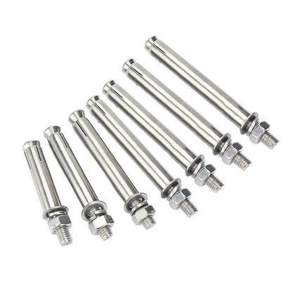 M10 Stainless Steel Hex Head Expansion Anchor Bolts Heavy Duty Screws - M10*100.