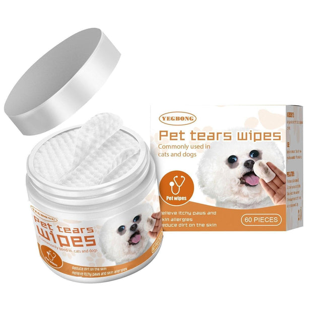 Pet Eye Wipes Clean Dogs Cats Tear Stain Removal Eye Dirt Cleaning Cotton Pads.