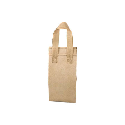 50pcs Thermal Insulation Packing Bag Non Woven Milk Tea Cake Food Storage Bag - Kraft-24x24x15cm.