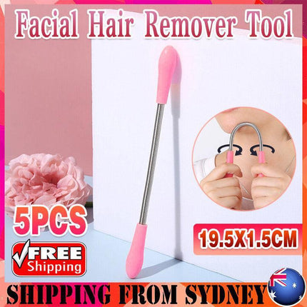 5X Hair Epilator Threading Facial Remover Roller Spring Face Smooth Tool Beauty.