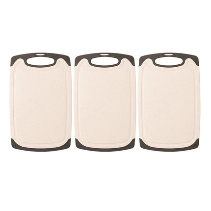 3PCS Wheat Straw Cutting Board Kitchen Chopping Board for Vegetables Meat Fruit.