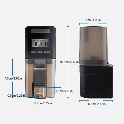 Automatic Fish Feeder Intelligent Timing Aquarium Large Capacity Food Dispenser.