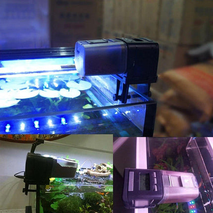 Automatic Fish Feeder Intelligent Timing Aquarium Large Capacity Food Dispenser.