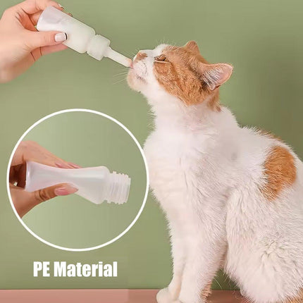 Puppy Kitten Feeding Bottle Set Pet Dog Cat Bady Nursing Water Milk Feeder 60ML.