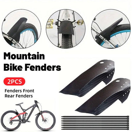 2pcs Mountain Bike Fenders Cycling Mudguard Bike Accessories MTB Road Cycling.