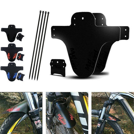Marsh Guard Bicycle Mudguard Mtb Fender Mud Guards Wings - Bicycle Front Fender - Black.