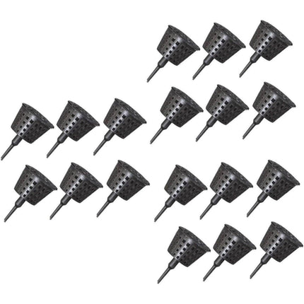 100x Plastic Fertilizer Baskets with Lid Balcony Gardening Tools Bonsai Supplies.