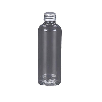 50/100pcs Clear Plastic Bottles with Aluminum Caps Liquid Dispenser Containers - 50ml-100pcs.