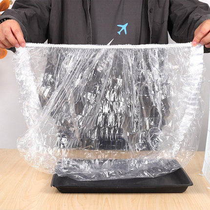 50Pcs Rabbit Cage Liners Disposable Plastic Mat Films Hamster Cage Cleaning Pad - XL-50PCS.