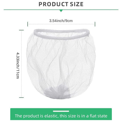 300pcs Disposable Kitchen Sink Strainer Anti Clogging Sewer Mesh Pocket Filter.