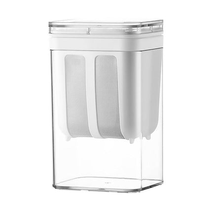 Yoghurt Strainer Filter 1100ml Plastic Container for Draining Yogurt Cheese.