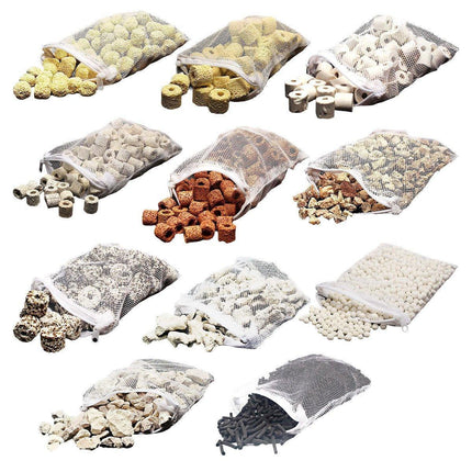 500g Fish Tank Water Filter Media Aquarium Filtration Material Sponge Pad - Far Infrared Breathing Ring.