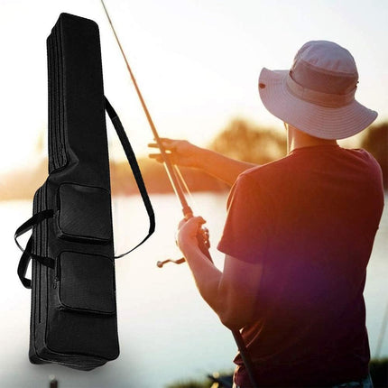 130cm Big Belly Fishing Tackle Bag Rod Storage Carry Case Outdoor Fishing Bag - Snake skin camouflage.