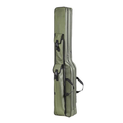 130cm Big Belly Fishing Tackle Bag Rod Storage Carry Case Outdoor Fishing Bag - Snake skin camouflage.