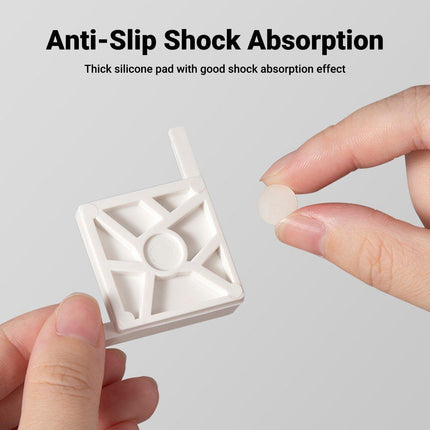 5pcs Plastic Fish Tank Base Bracket Corner Guard Stand Holder for Aquarium Tanks - Black-L.