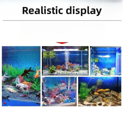 Aquarium Background Fish Tank Wallpaper Double Sided Decoration Sticker Paper - J-30cmx62cm.