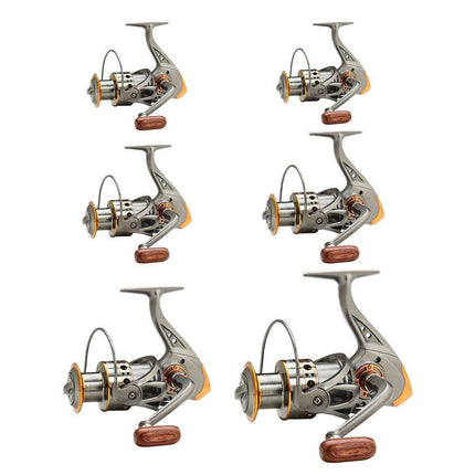 All-Metal Spinning Fishing Reel Sea Pole Fishing Gear Wire Cup Fishing Rod - 2000.